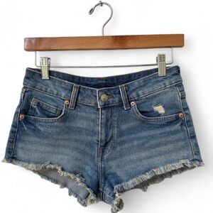 Divided Blue Distressed Denim Shorts | Size 4